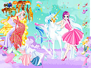 Fairy and the Unicorn Dressup Game