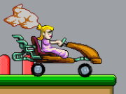 Peach Car Racer Game