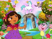 Dora Sliding Puzzle Game
