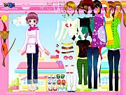 Happy Pink Dressup Game