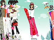 Hot Snow Skiing Apparel Game