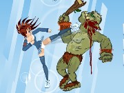 Schoolgirl vs Orcs Game