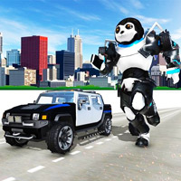 Police Panda Robo Game