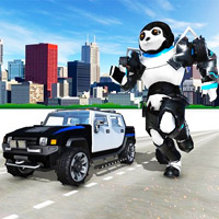 Police Panda Robo