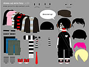 Little Emo Boy Dress Up Game