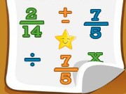 Brain Racer Fractions Game