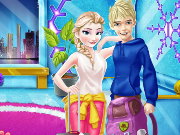Elsa and Jack moving together Game