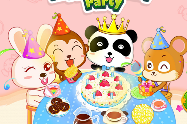 Baby Panda Birthday Party Game