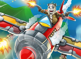 Panda Commander Air Combat