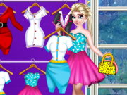 Elsa Closet Dressup Game