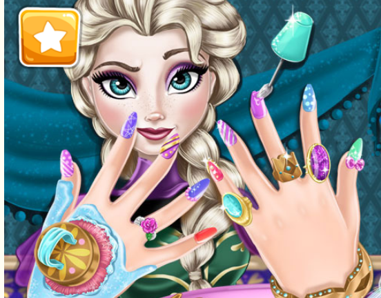 Ice Queen Nails Spa Game