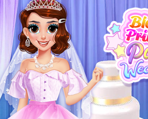 Blonde Princess Pastel Wedding Game