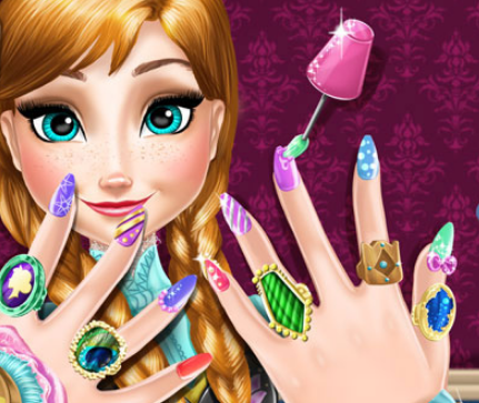 Princess Anna Nails Spa Game