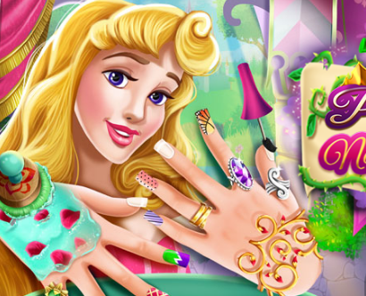 Sleeping Princess Nails Sp Game