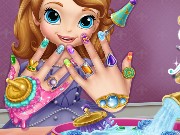 Sofia The First Nail Spa Game