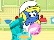 Smurfette Raspberry Cookie Bars