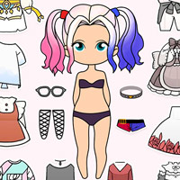 Paint Doll Dress Up Game