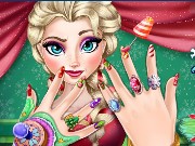 Elsa Christmas Manicure