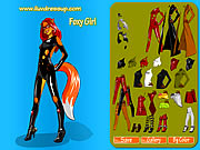 Foxy Girl Dressup Game