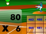 Base Ball Math Multiplication Edition Game