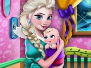 Elsa Mommy Room Deco Game