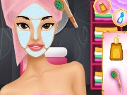 Black and Pink Beauty Makeover Game
