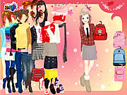 School Bag Dressup Game