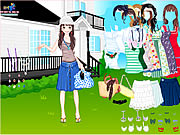 Summer Garden Dress Up Game