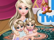 Elsa And Her Twins Game