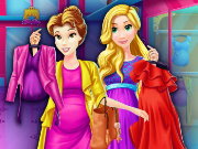 Pregnant Princesses Mall Shopping