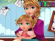 Baby Lessons with Anna Frozen Game
