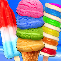 Rainbow Ice Cream And Popsicles Game