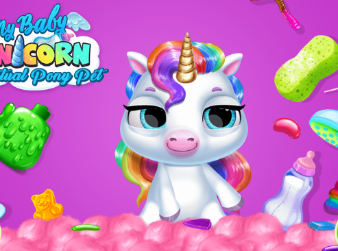 My Baby Unicorn Virtual Pony Pet 2 Game
