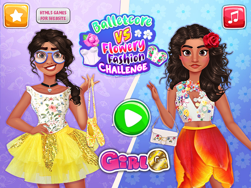 Balletcore vs Flowery Fashion Challenge Game