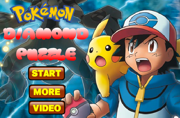 Pokemon Diamond Puzzle Game