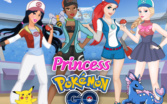 Princesses Pokemon Trainers Game