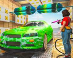 Car Wash Garage Service Workshop Game
