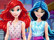 Ariel and Jasmine Mall Shopping Game