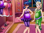 Ladybug And Elsa Pregnant Wardrobe Game