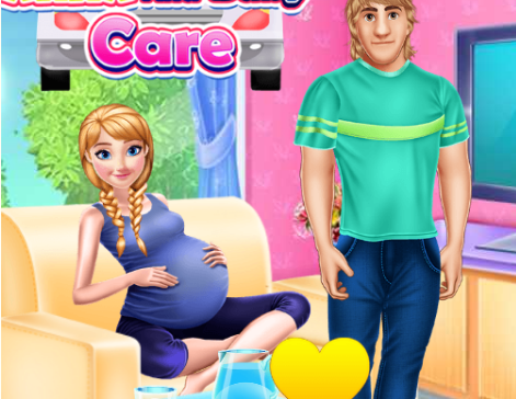 Pregnant Anna and Baby Care
