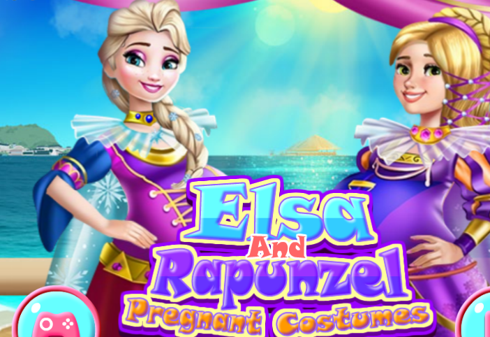 Elsa And Rapunzel Pregnant Costumes Game