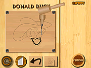 Wood Carving Donald Duck Game