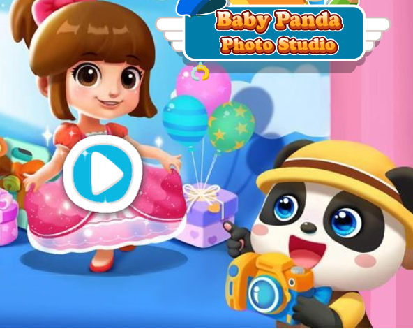 Baby Panda Photo Studio Game