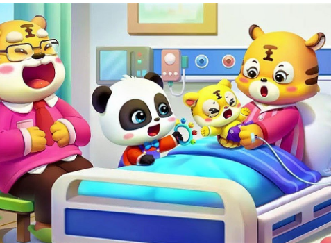 Baby Panda Hospital Care Game