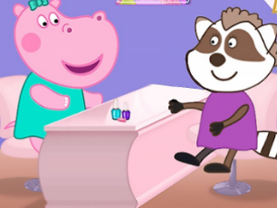 Hippo Manicure Salon Game