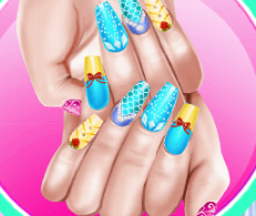 Royal Theme Nail Art DIY Game