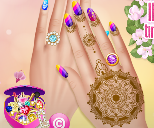 Spring Nail-Art Game