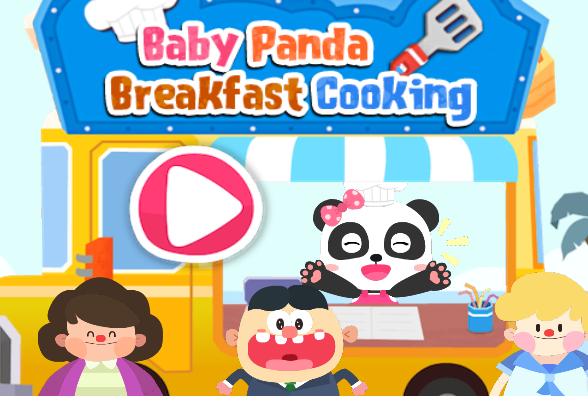 Baby Panda Breakfast Cooking Game