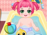 Baby Girl Showering Care Game