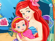 Pregnant Ariel Gives Birth